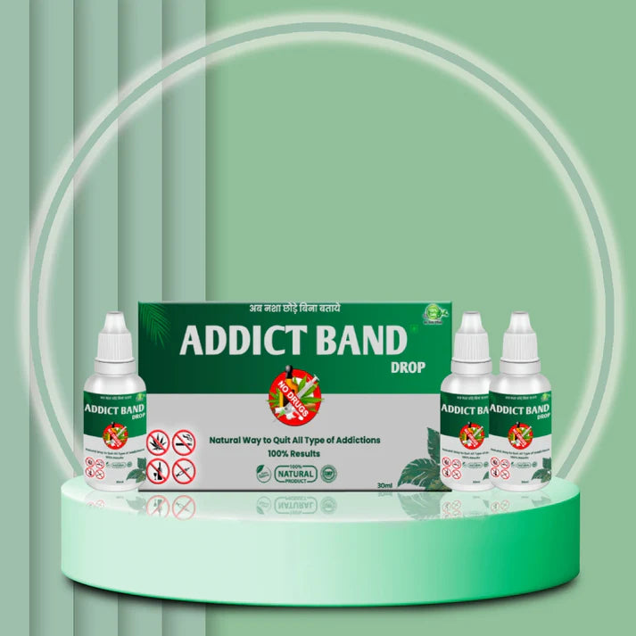 Addict Band Pure Herbal Product - Ayurvedic De- addiction Remedy for all type of Addiction