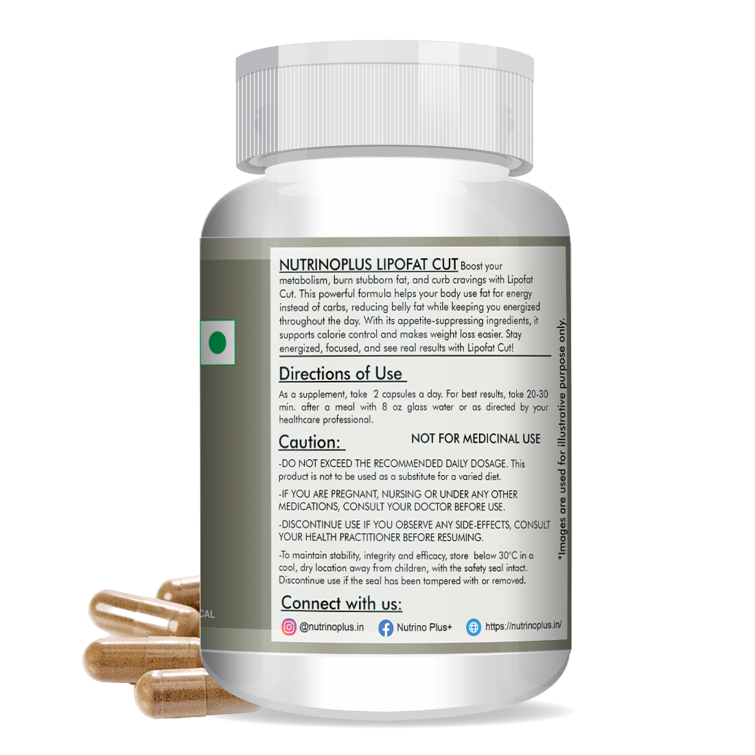 NutrinoPlus Lipofat | Lipofat Fat Burner Capsules
