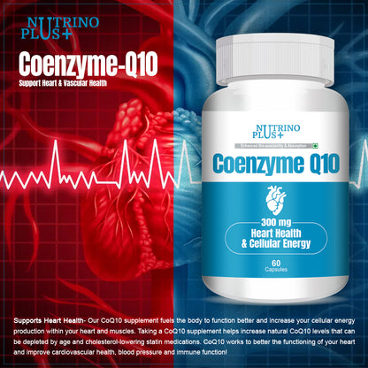 NutrinoPlus Coenzyme Q10 | Heart Health Support Supplement