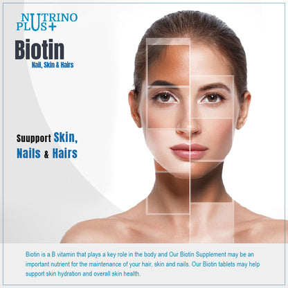 NutrinoPlus Biotin | Biotin Hair Growth Capsules