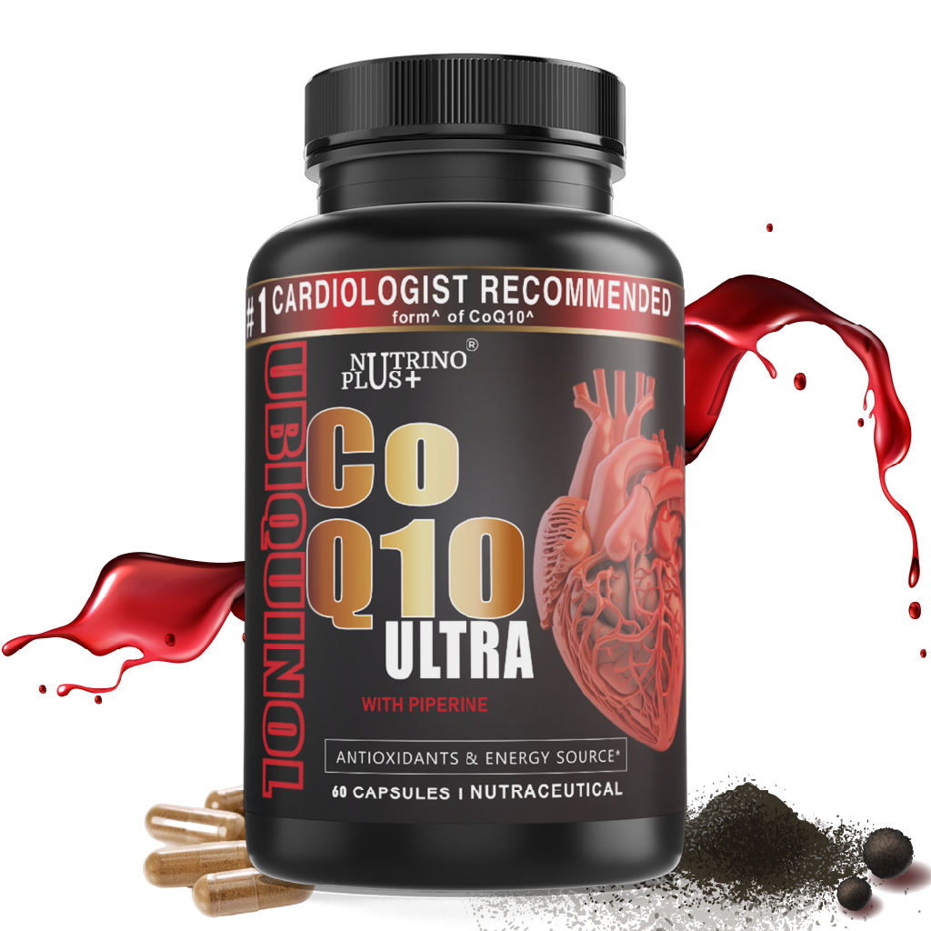 NutrinoPlus Ubiquinol COQ10 ULTRA | Ubiquinol CoQ10 Heart Support