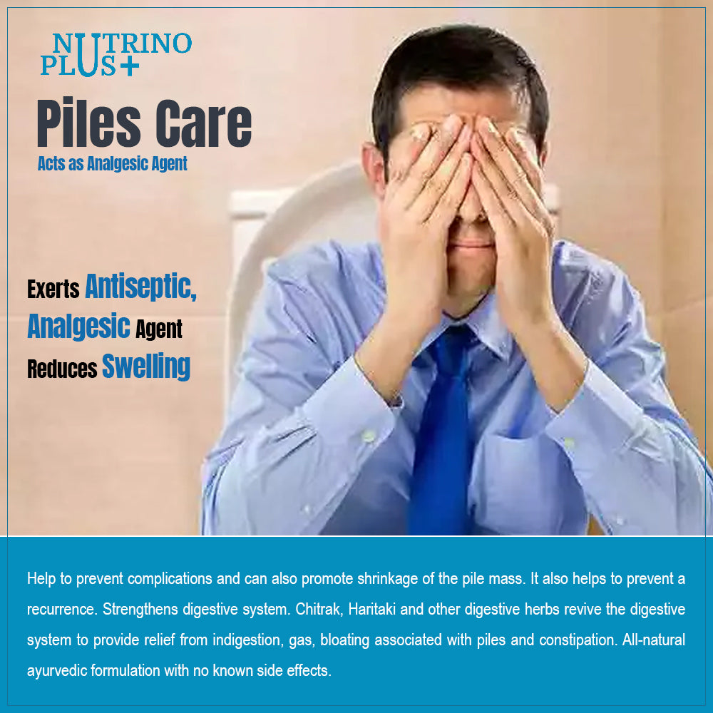NutrinoPlus Piles Care | Ayurvedic Piles Relief Capsules