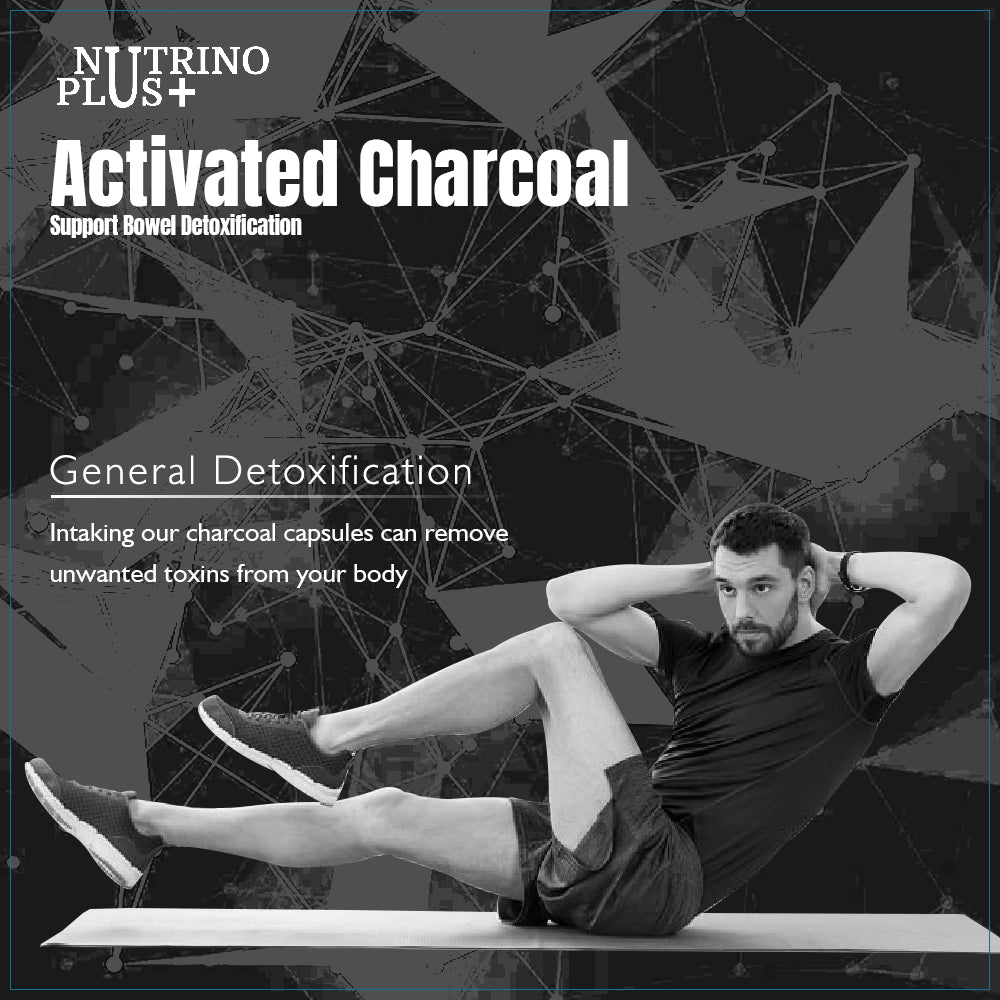 NutrinoPlus Charcoal | Activated Charcoal Detox Pills