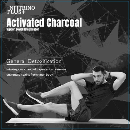 NutrinoPlus Charcoal | Activated Charcoal Detox Pills
