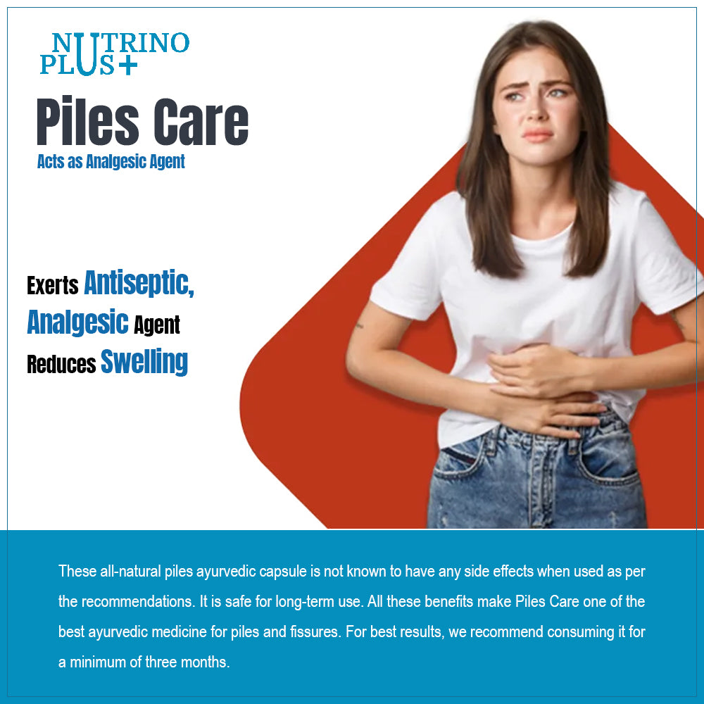 NutrinoPlus Piles Care | Ayurvedic Piles Relief Capsules