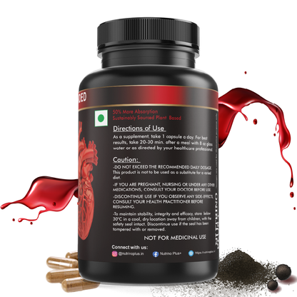 NutrinoPlus Ubiquinol COQ10 ULTRA | Ubiquinol CoQ10 Heart Support