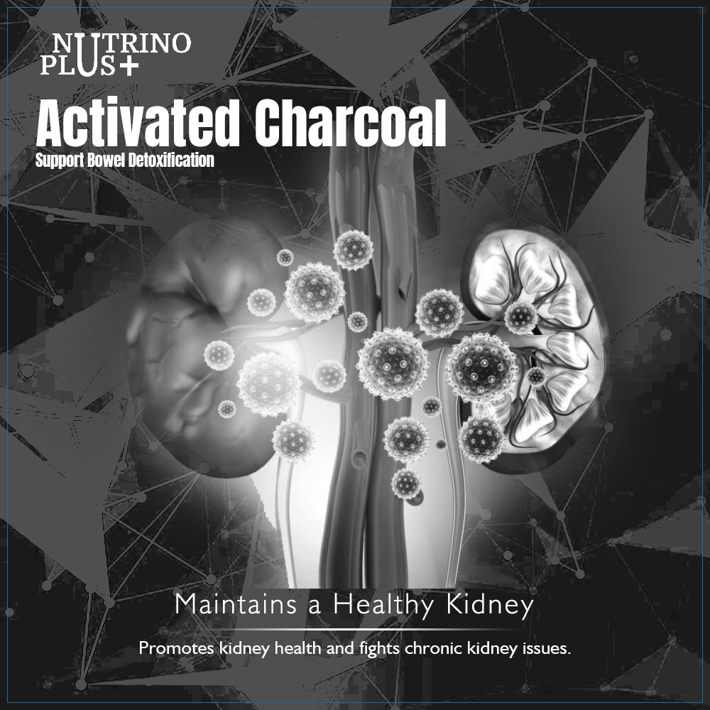 NutrinoPlus Charcoal | Activated Charcoal Detox Pills