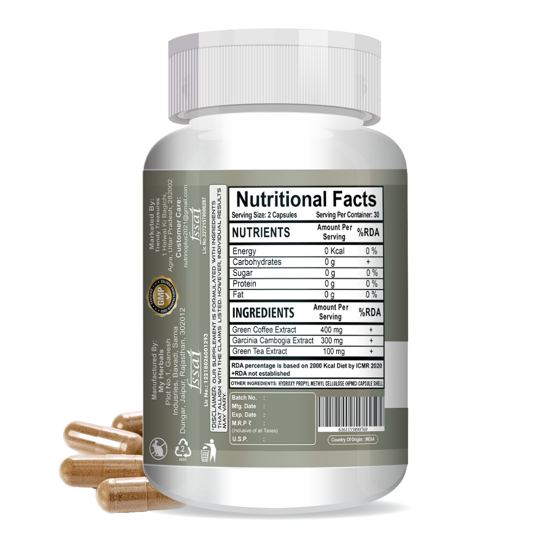 NutrinoPlus Lipofat | Lipofat Fat Burner Capsules