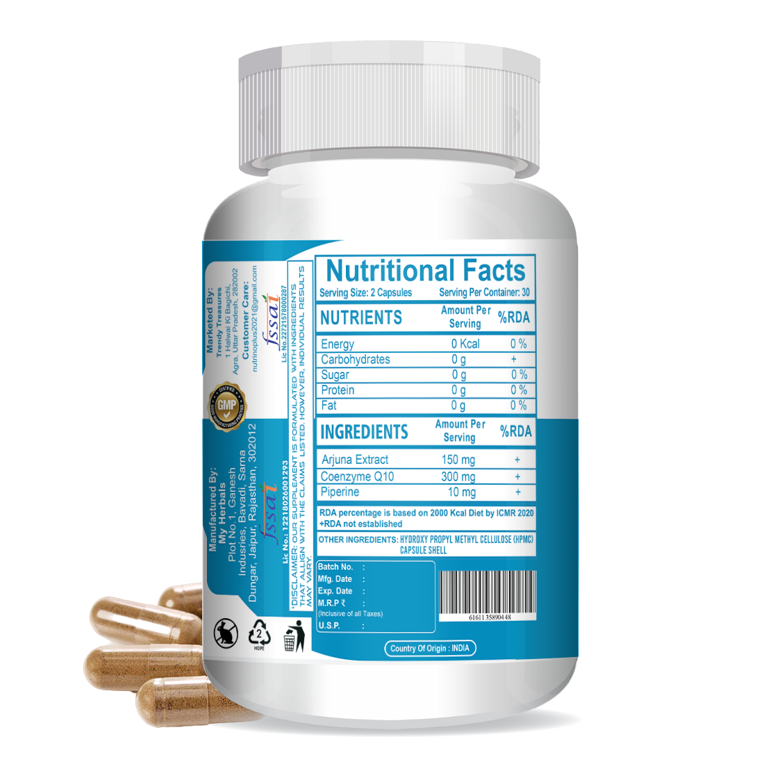 NutrinoPlus Coenzyme Q10 | Heart Health Support Supplement