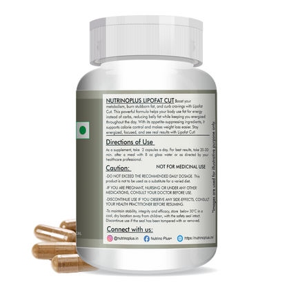 NutrinoPlus Lipofat | Lipofat Fat Burner Capsules