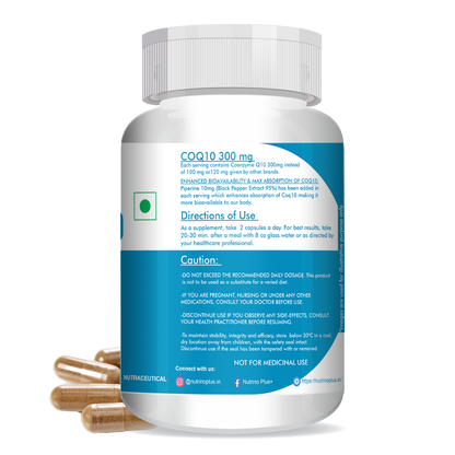 NutrinoPlus Coenzyme Q10 | Heart Health Support Supplement