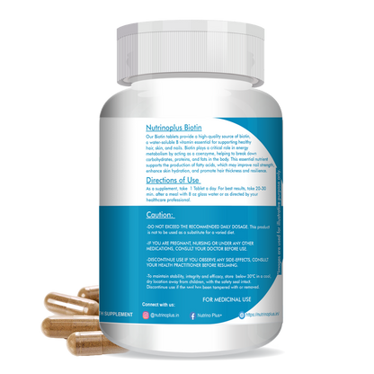 NutrinoPlus Biotin | Biotin Hair Growth Capsules
