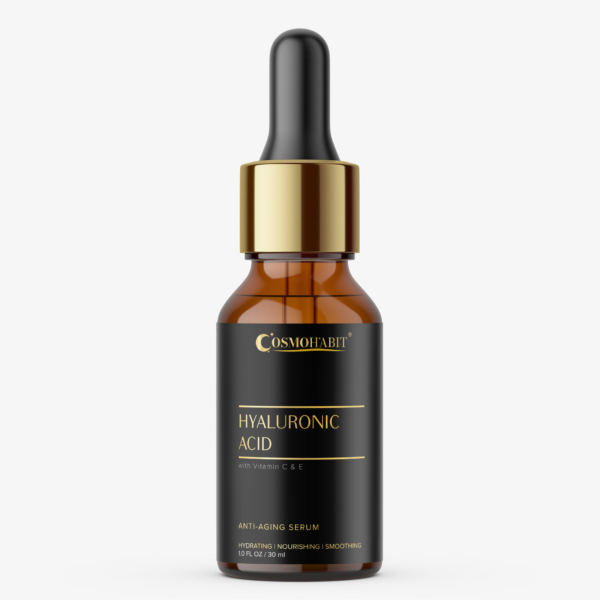COSMOHABIT® Hyaluronic Acid Serum for Deep Hydration, Fine Line Reduction, and Rejuvenating Your Skin’s Natural Texture
